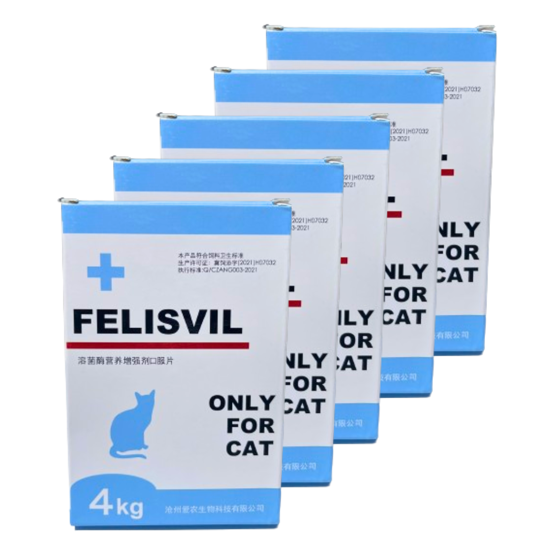 FELISVIL 経口薬4kg用 40mg×10錠【5箱】