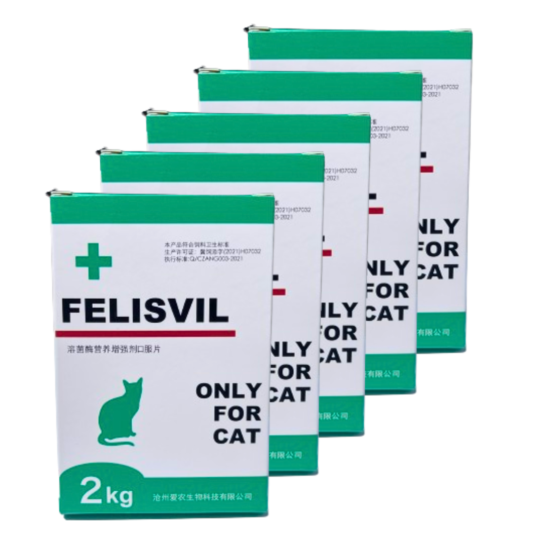 FELISVIL 経口薬2kg用 25mg×10錠【5箱】